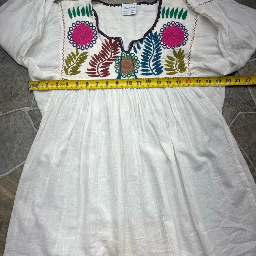 Allegra Luca Embroidered Handmade Blouse - Picture 8 of 13